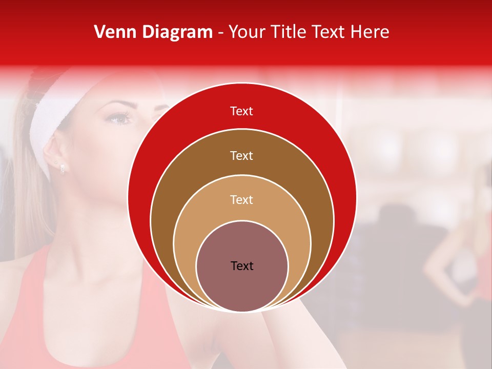 Caucasian Young Bodybuilding PowerPoint Template