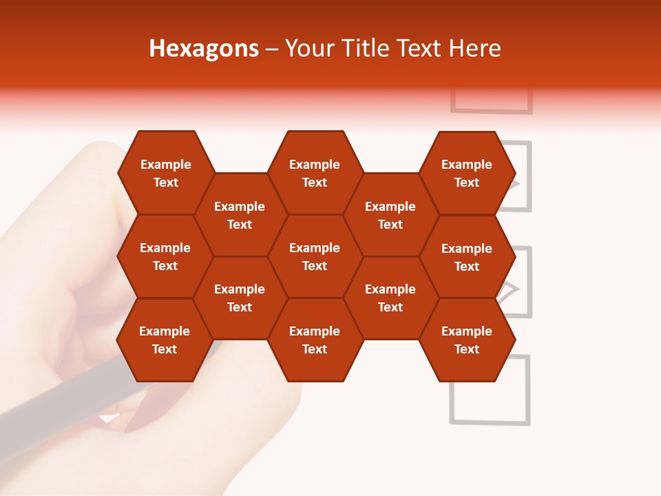 Mark Red Business PowerPoint Template