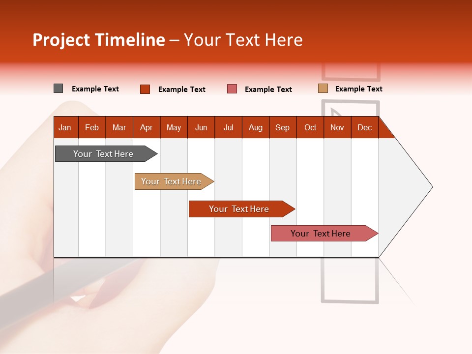 Mark Red Business PowerPoint Template