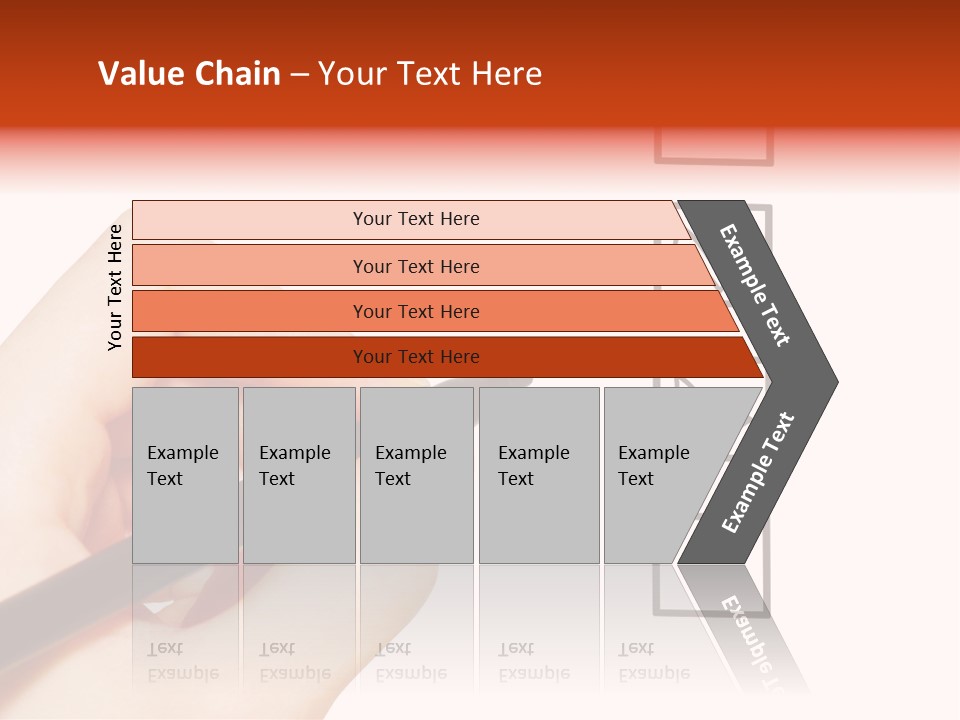 Mark Red Business PowerPoint Template