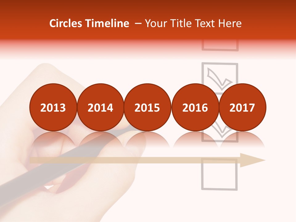 Mark Red Business PowerPoint Template