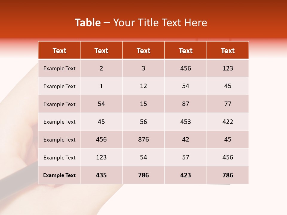 Mark Red Business PowerPoint Template