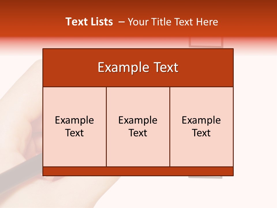 Mark Red Business PowerPoint Template