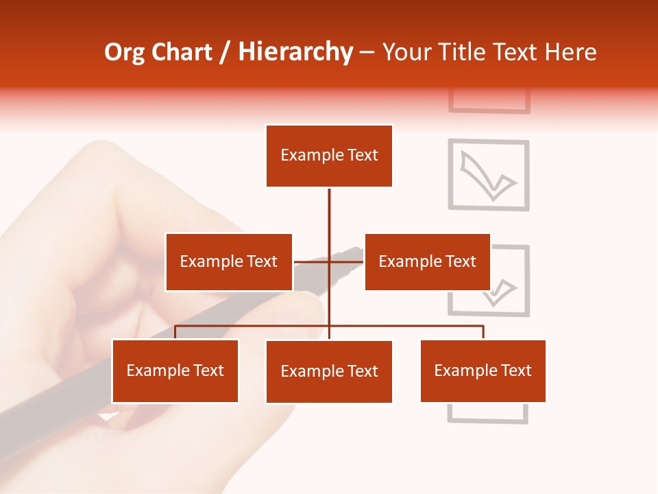 Mark Red Business PowerPoint Template