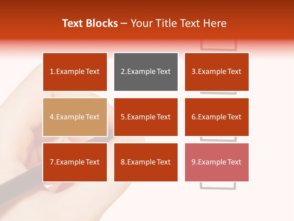 Mark Red Business PowerPoint Template