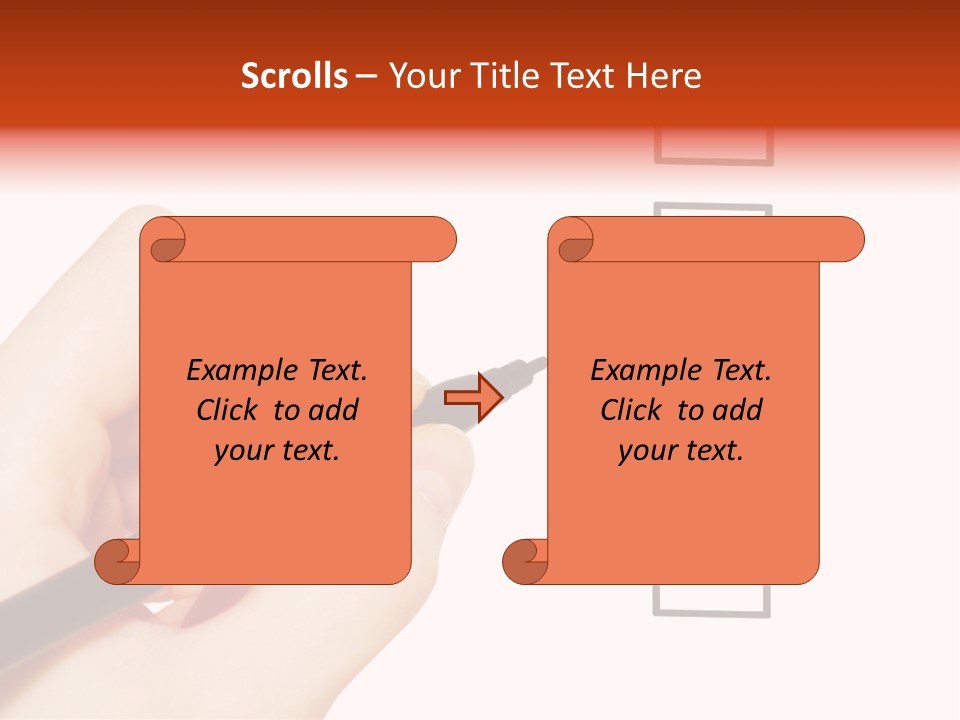 Mark Red Business PowerPoint Template