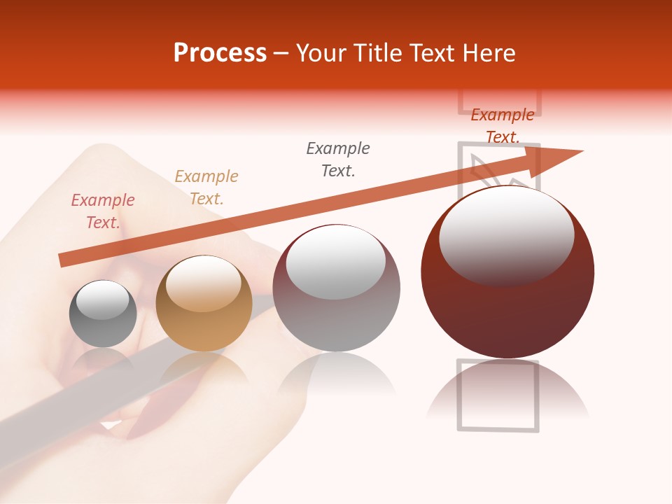 Mark Red Business PowerPoint Template