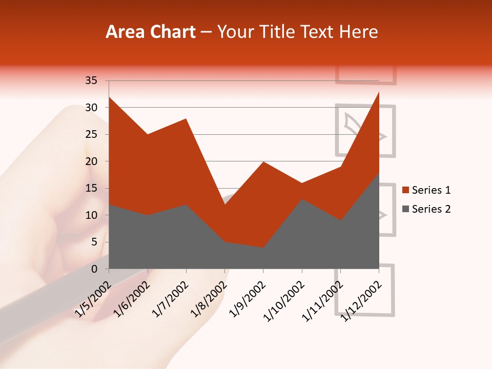 Mark Red Business PowerPoint Template