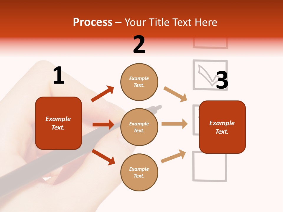 Mark Red Business PowerPoint Template