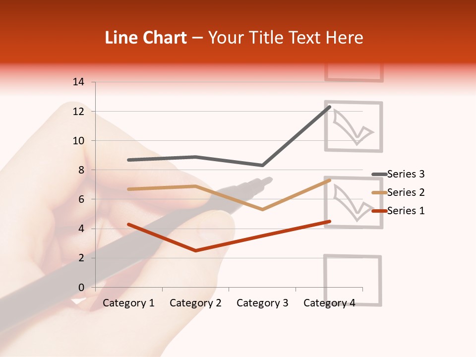 Mark Red Business PowerPoint Template