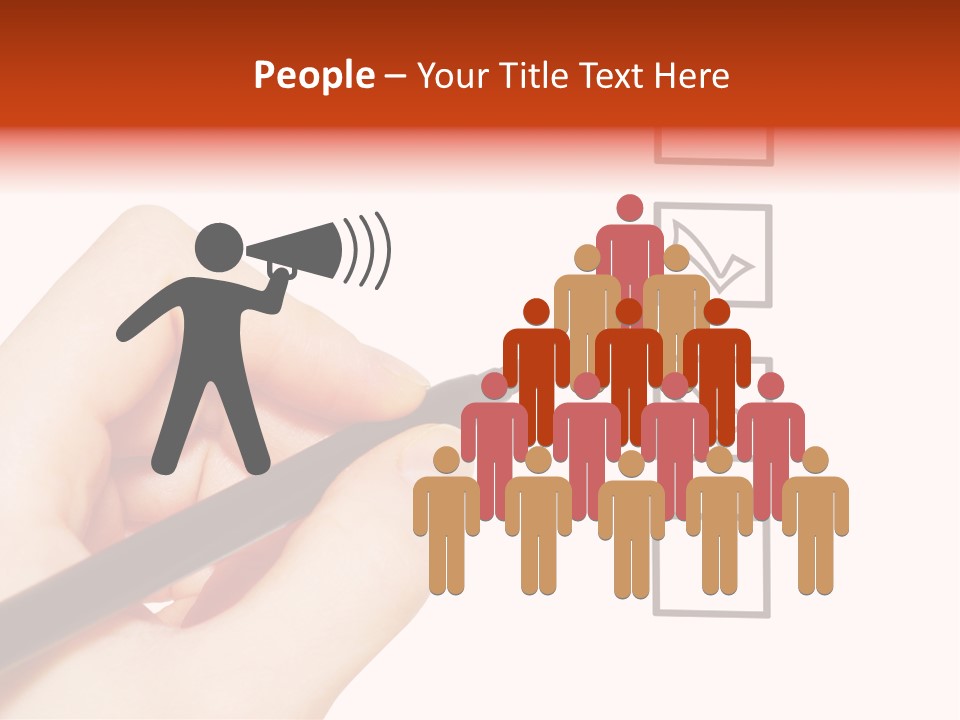 Mark Red Business PowerPoint Template