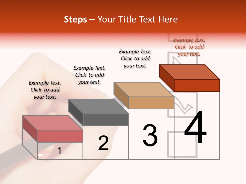 Mark Red Business PowerPoint Template