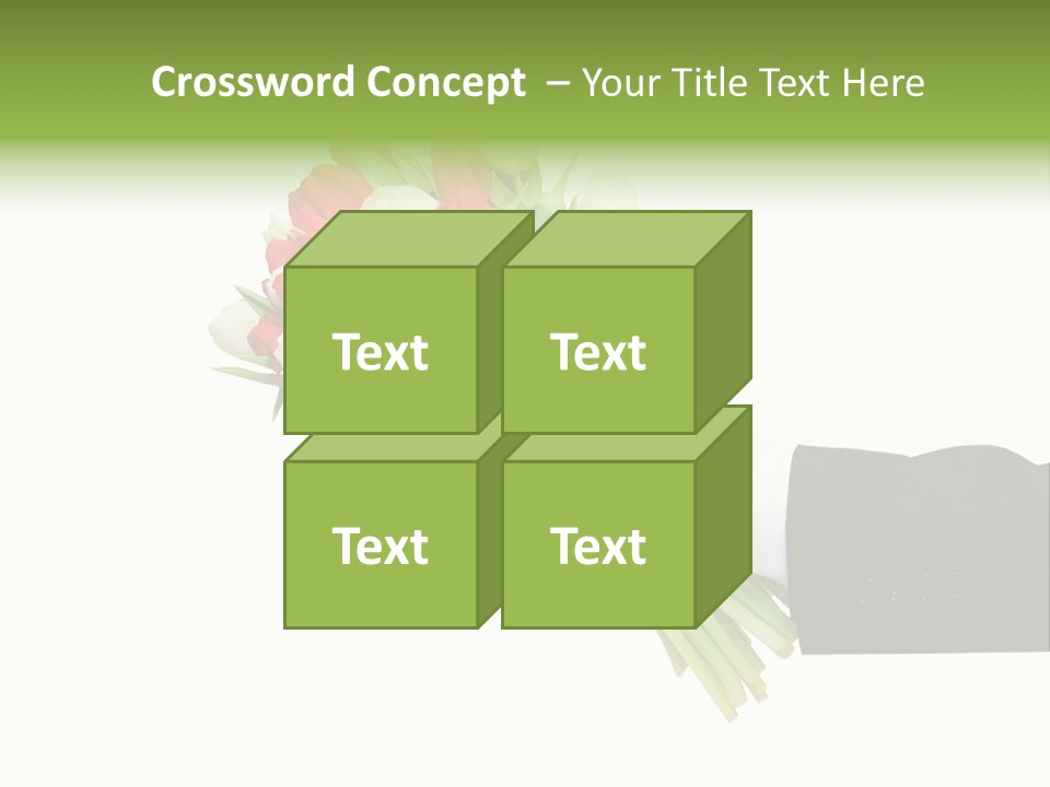 Love Hand Large PowerPoint Template