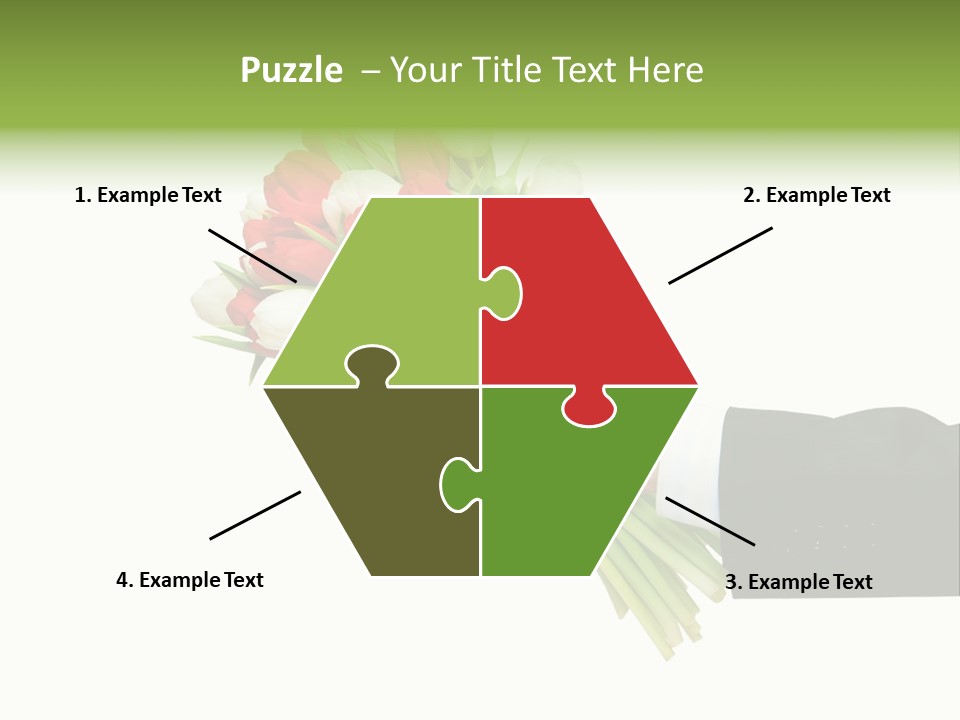 Love Hand Large PowerPoint Template