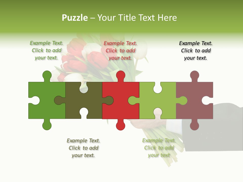 Love Hand Large PowerPoint Template