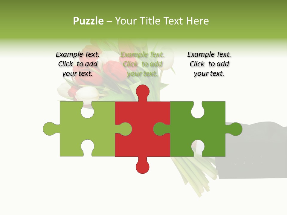 Love Hand Large PowerPoint Template