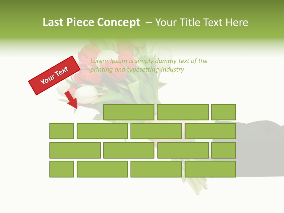 Love Hand Large PowerPoint Template