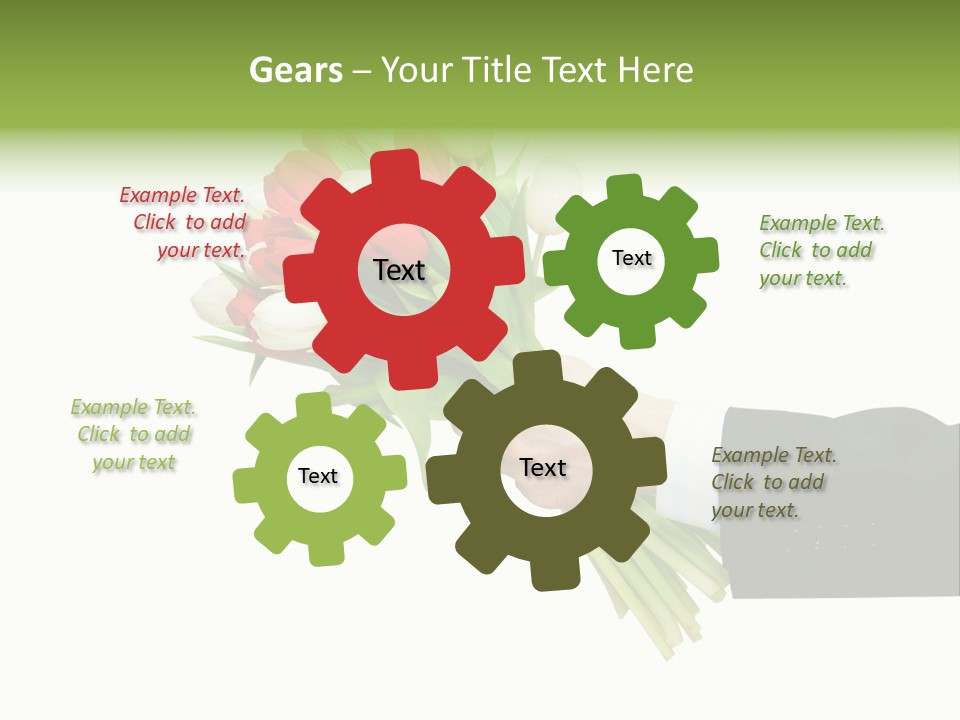 Love Hand Large PowerPoint Template