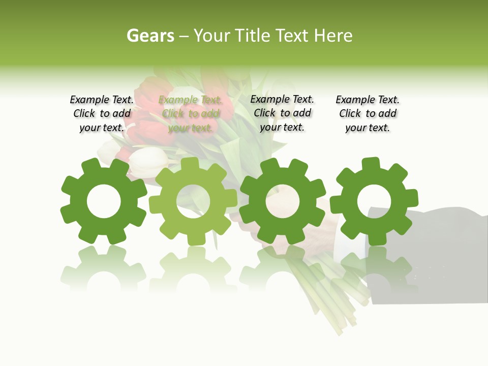 Love Hand Large PowerPoint Template