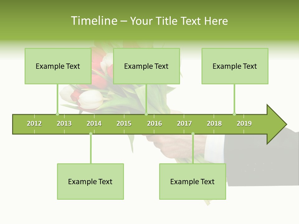 Love Hand Large PowerPoint Template