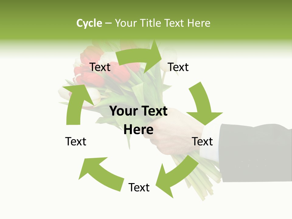 Love Hand Large PowerPoint Template