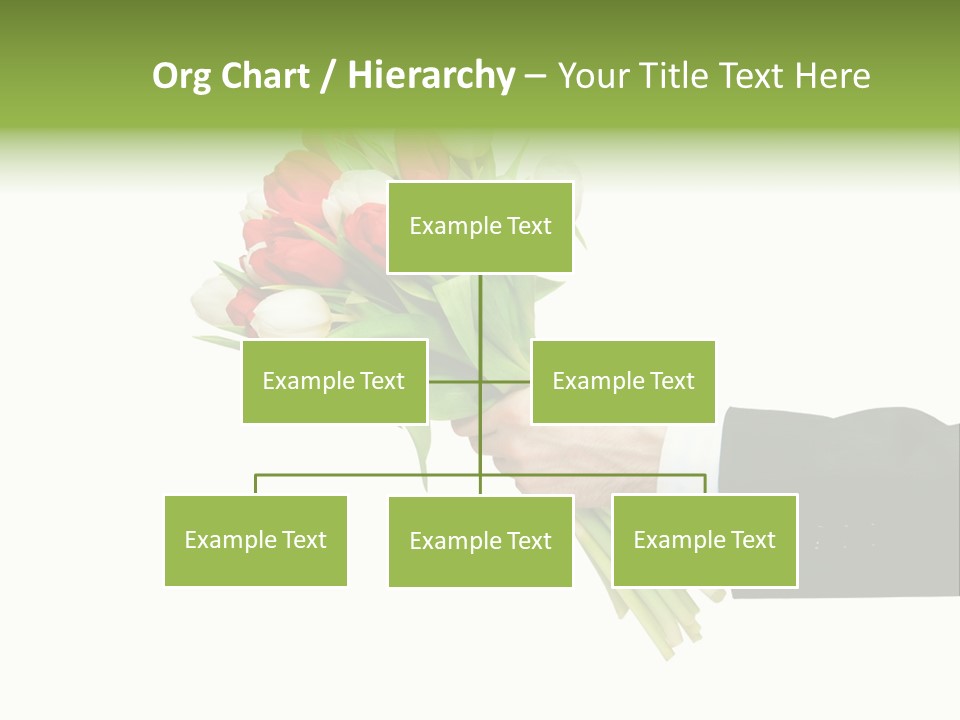 Love Hand Large PowerPoint Template