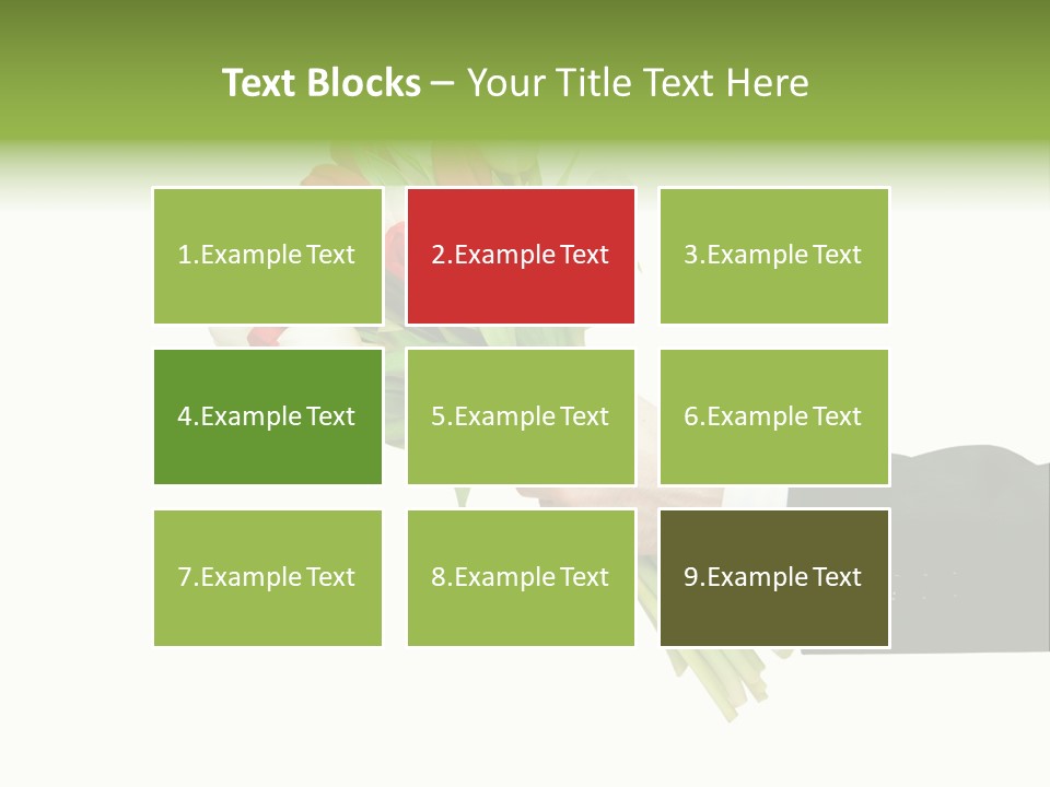 Love Hand Large PowerPoint Template