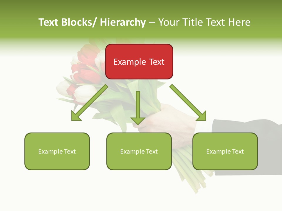 Love Hand Large PowerPoint Template