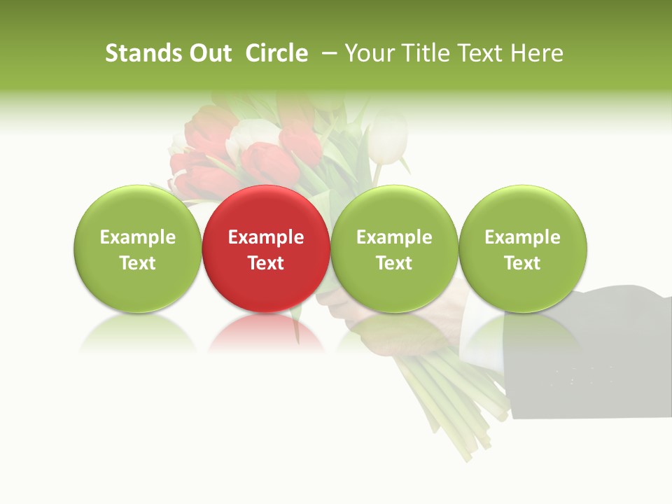 Love Hand Large PowerPoint Template