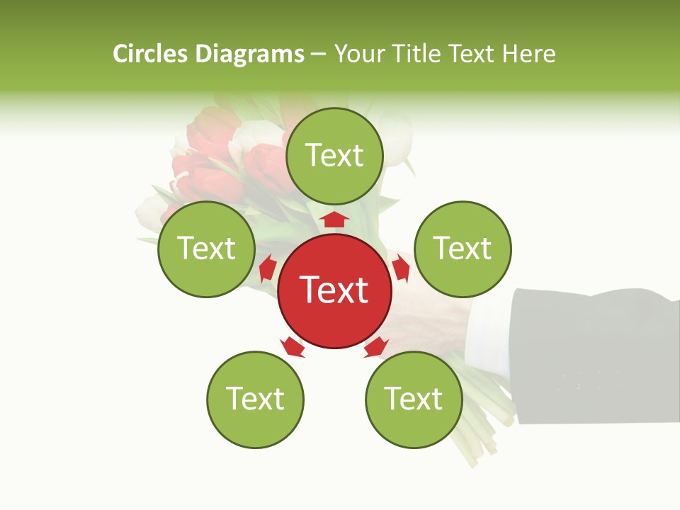 Love Hand Large PowerPoint Template