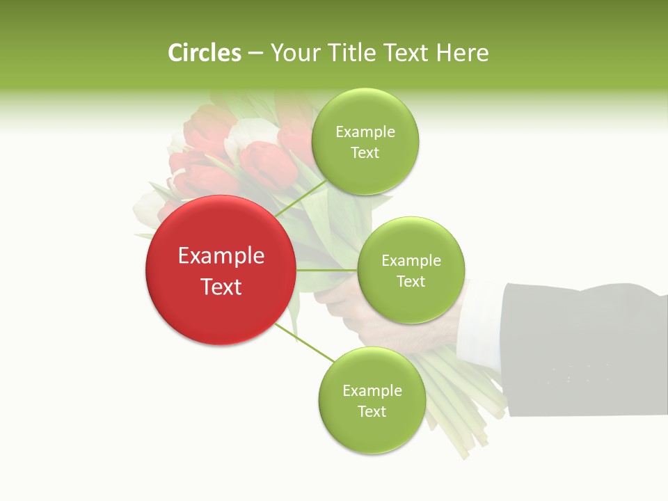 Love Hand Large PowerPoint Template