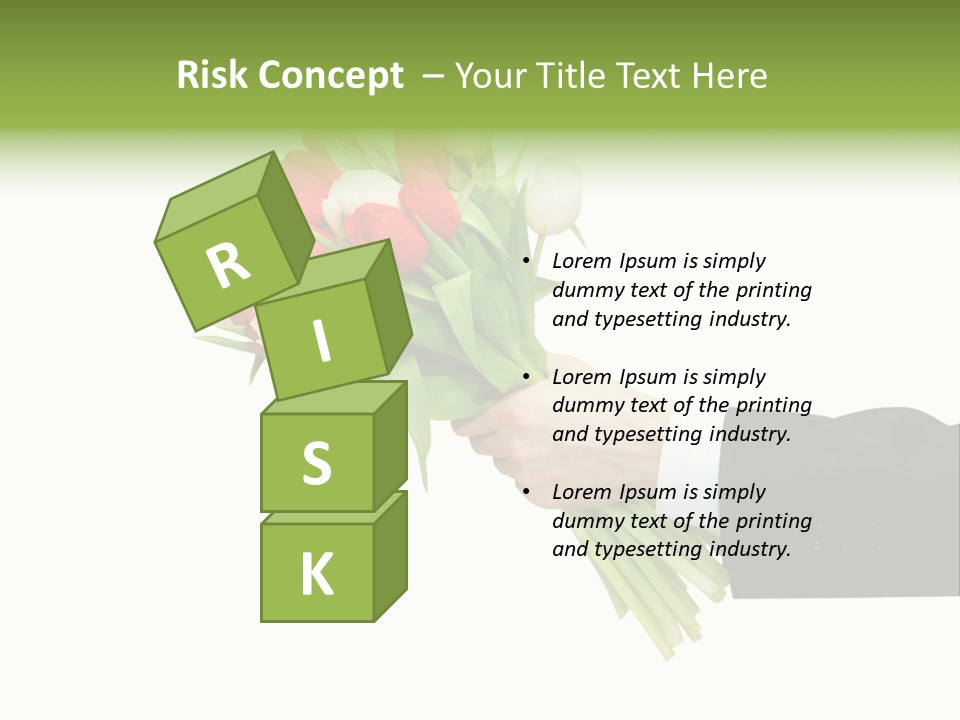 Love Hand Large PowerPoint Template