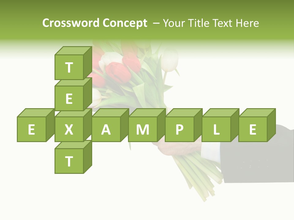 Love Hand Large PowerPoint Template