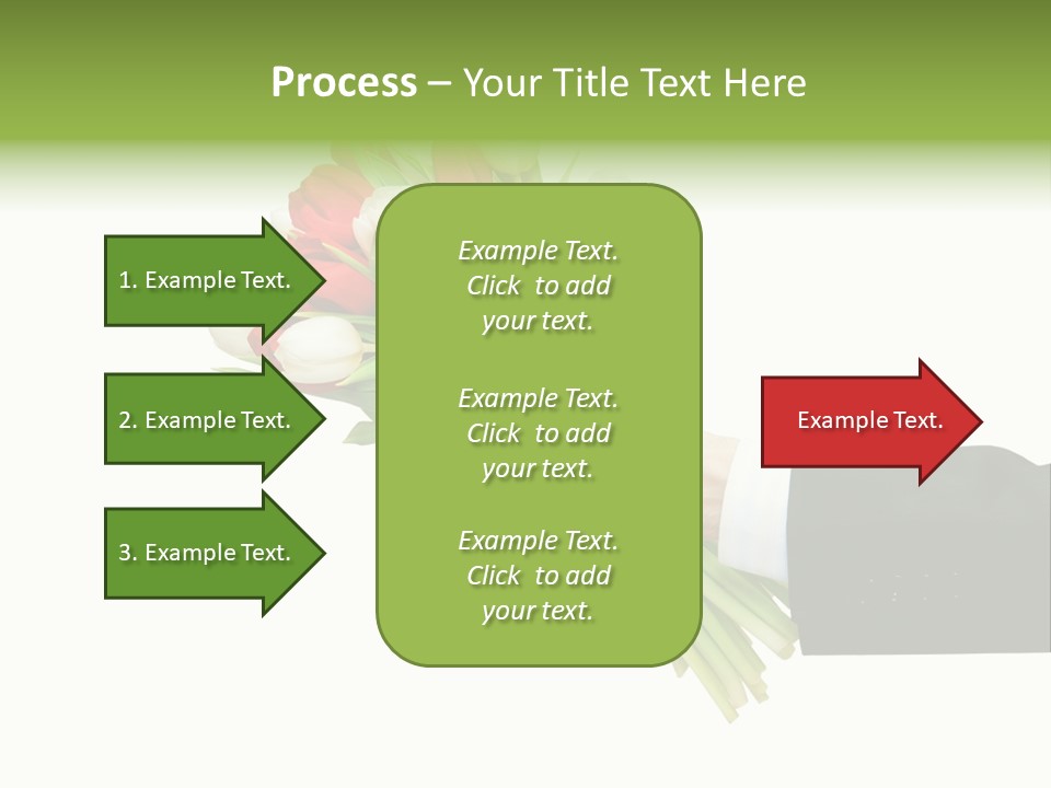 Love Hand Large PowerPoint Template