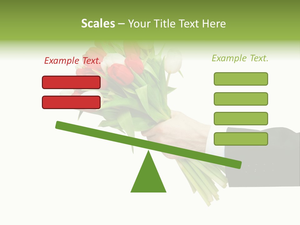 Love Hand Large PowerPoint Template