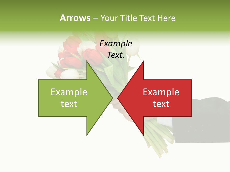 Love Hand Large PowerPoint Template