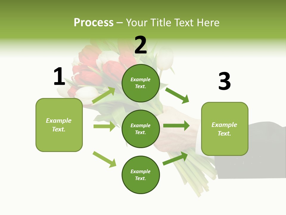 Love Hand Large PowerPoint Template