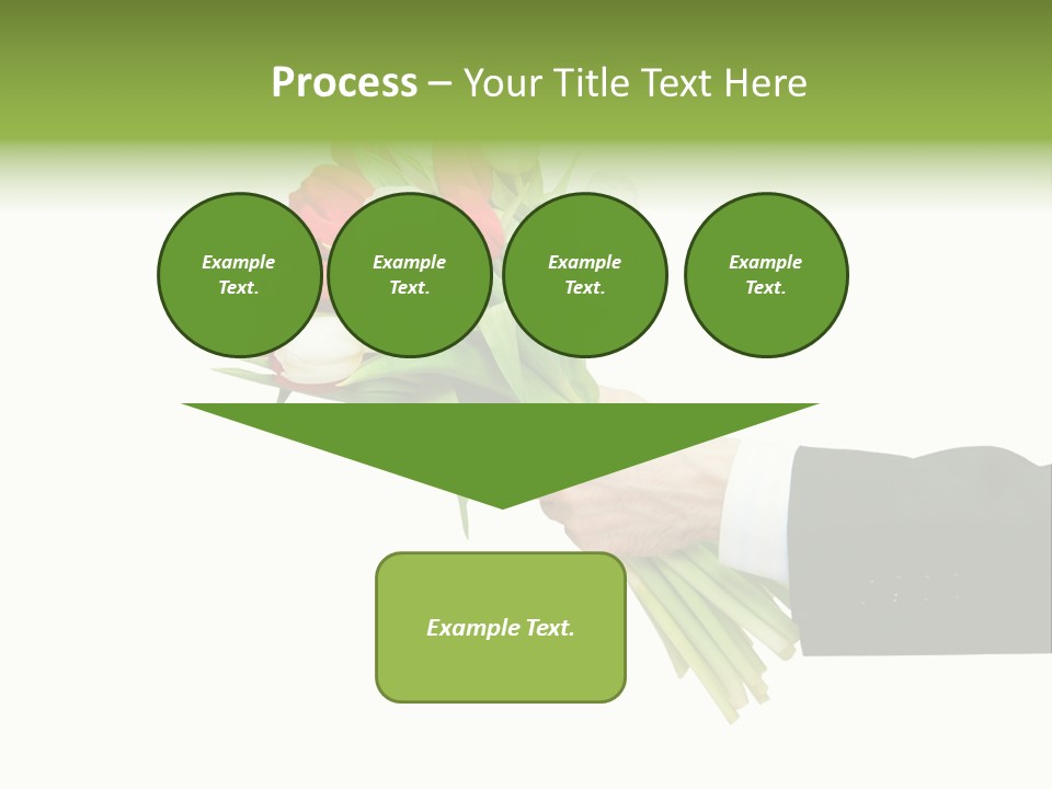 Love Hand Large PowerPoint Template