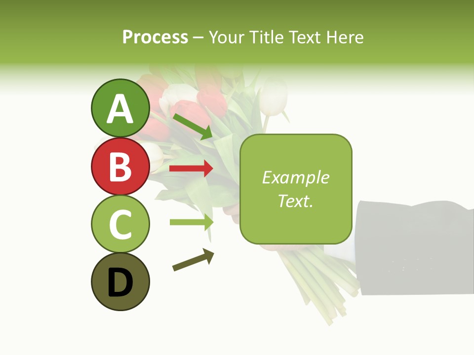 Love Hand Large PowerPoint Template