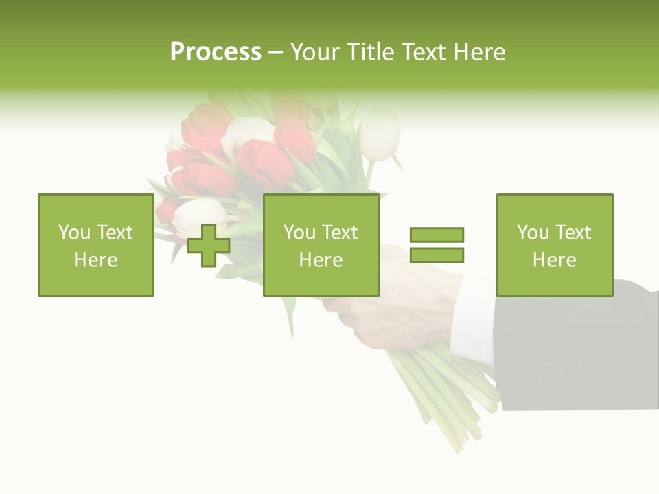Love Hand Large PowerPoint Template