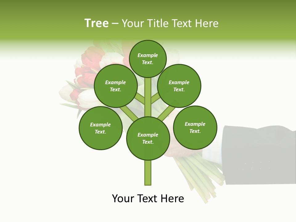 Love Hand Large PowerPoint Template