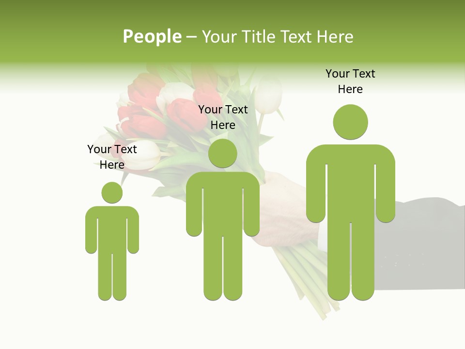 Love Hand Large PowerPoint Template