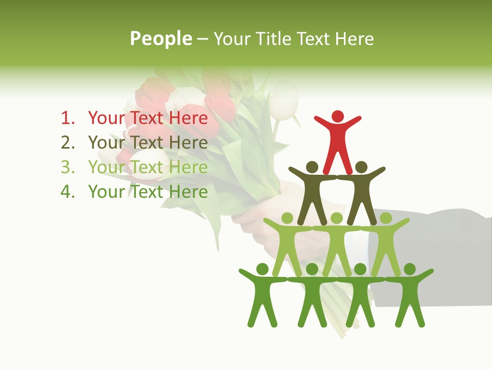 Love Hand Large PowerPoint Template