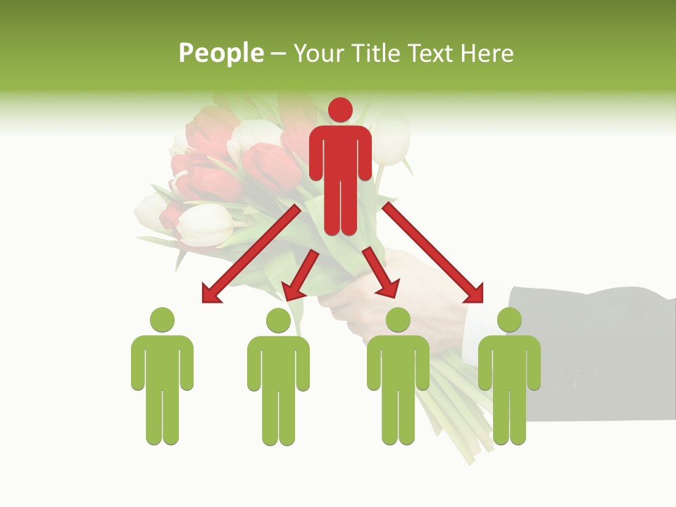 Love Hand Large PowerPoint Template