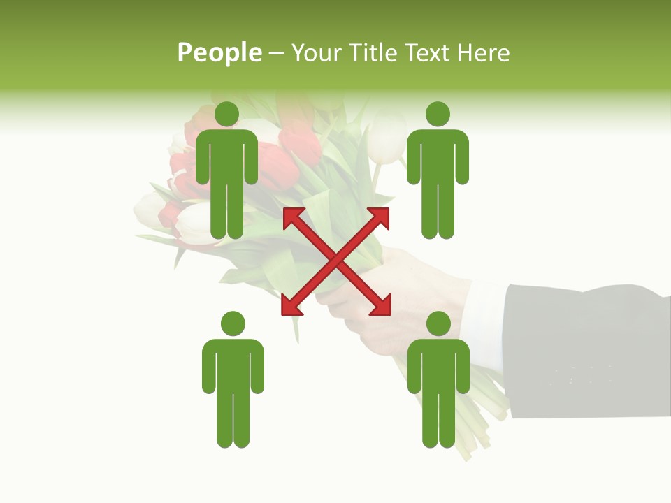 Love Hand Large PowerPoint Template