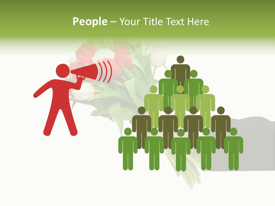 Love Hand Large PowerPoint Template