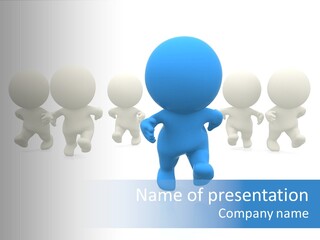 Lead Figure Render PowerPoint Template