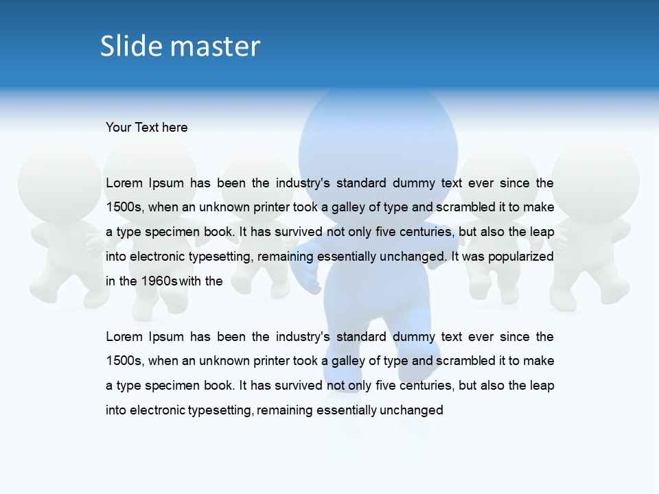 Lead Figure Render PowerPoint Template