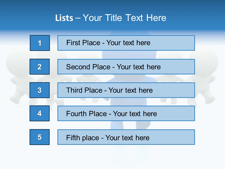 Lead Figure Render PowerPoint Template