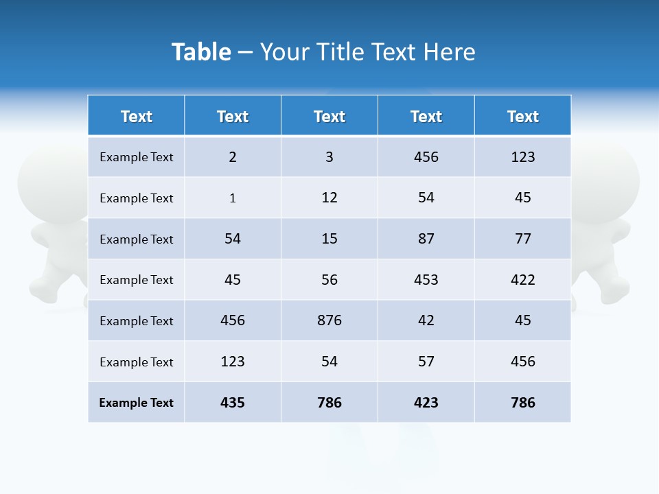 Lead Figure Render PowerPoint Template